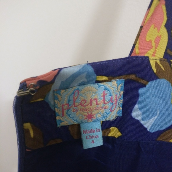 Blue Floral Dress by Plenty by Tracy Reese - Picture 6 of 6